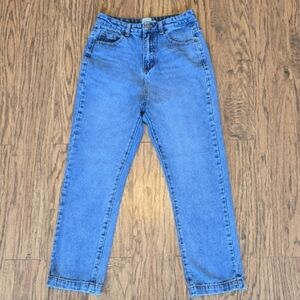 Polly High-Rise Relaxed Straight Ankle Jeans EUC - Women's Size 2